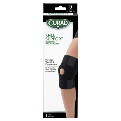 CURAD Knee Support, Neoprene Wrap-Around