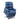 Golden Cambridge power recliner in a small/medium size featuring a blue biscuit backrest design.