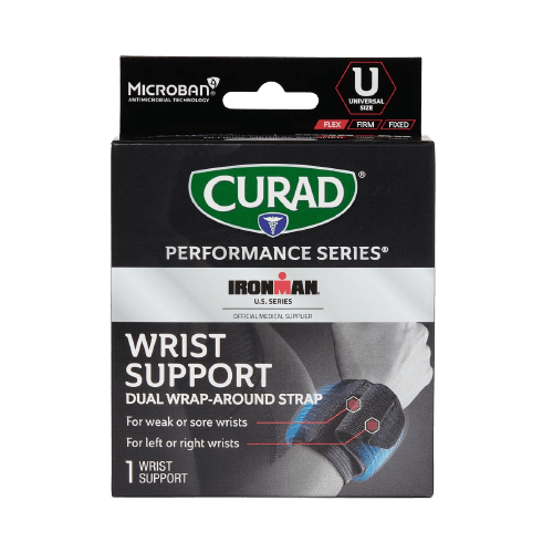CURAD Performance IRONMAN Wrist Supports with Wraparound Straps