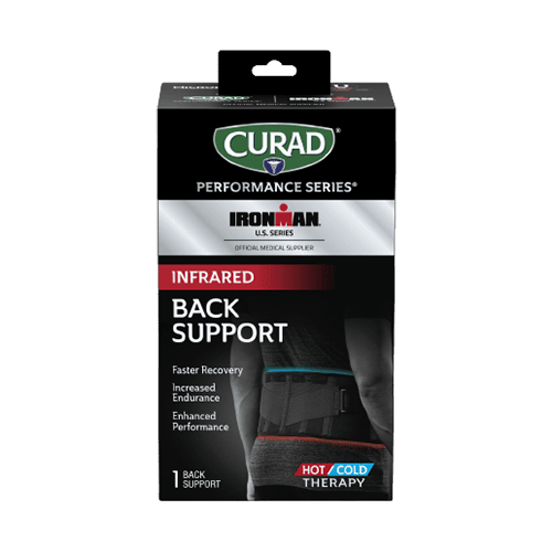 CURAD Performance Series IRONMAN Infrared Back Support, Hot/Cold