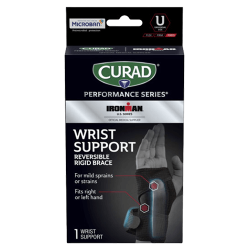 CURAD Performance Series IRONMAN Wrist Support, Reversible