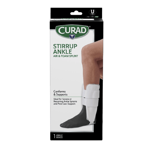 CURAD Universal Air Stirrup Ankle Splints
