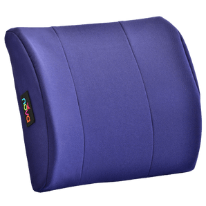 Cojín lumbar ancho azul