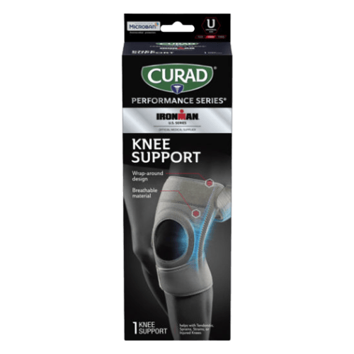 CURAD Performance Series IRONMAN Knee Support with Side Stabilizers